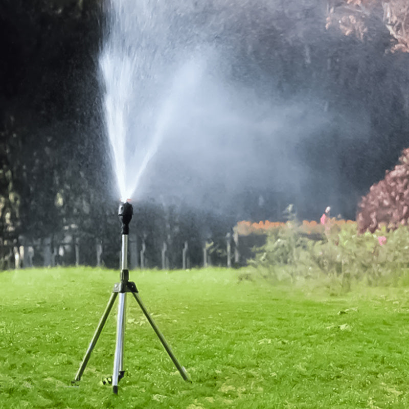 Automatic rotating tripod sprinkler | Bowlift