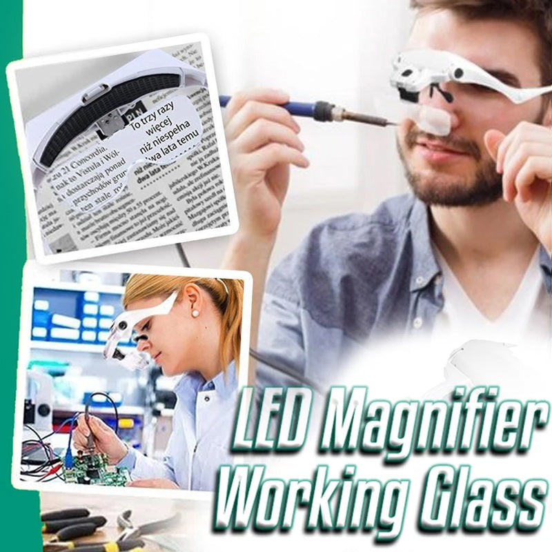 BowLift | LED Magnifier Working Glass