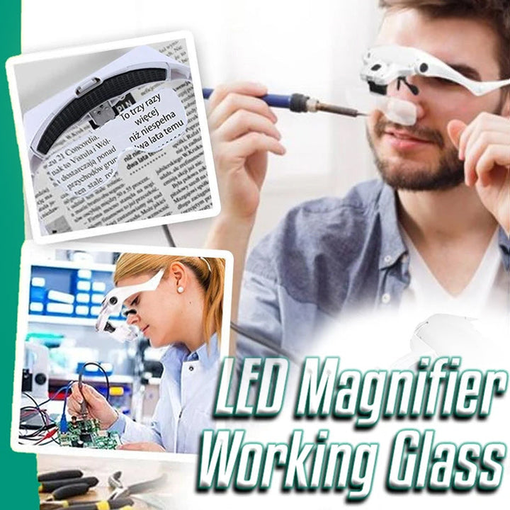 BowLift | LED Magnifier Working Glass