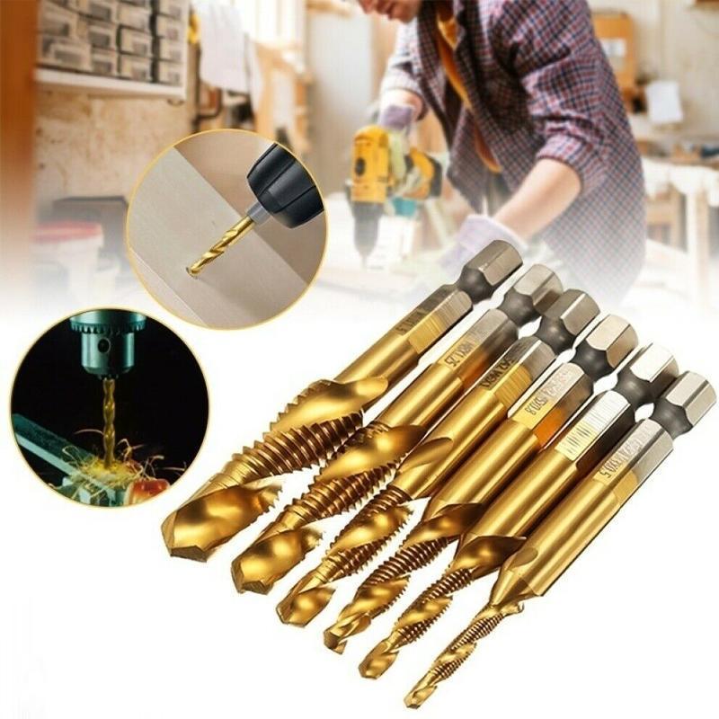 Set of 6 metric tap drill bits | Bowlift