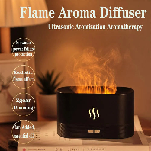 Electric Air Flame Humidifier Bowlift