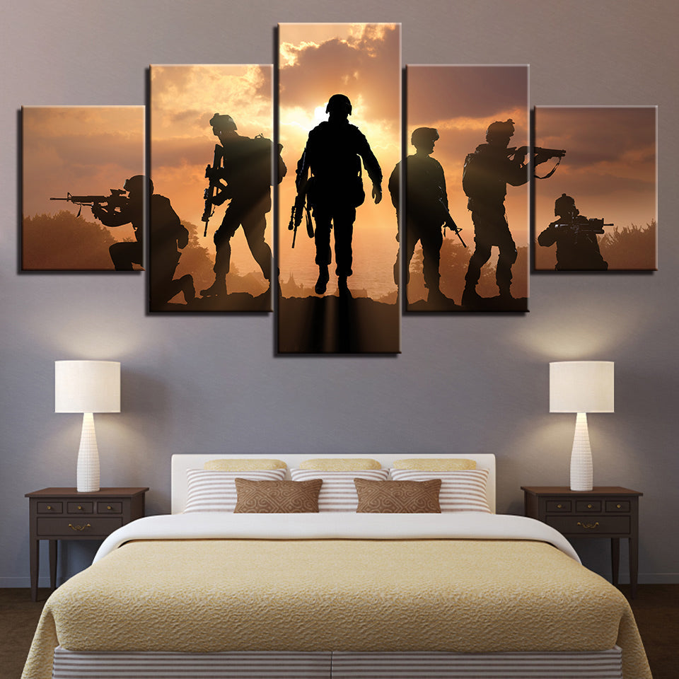 Our Heroes - Canvas Wall Art Painting | Bowlift