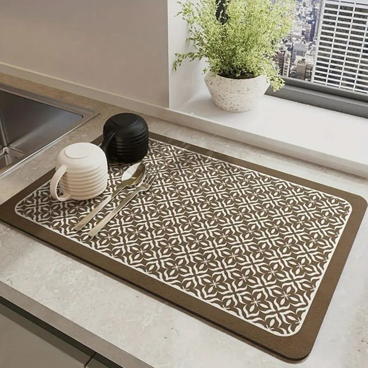 BowLift | Mandala Kitchen Dish Drying Mat