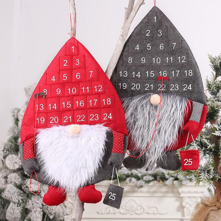 Countdown To Christmas Santa Pendant Advent Calendar | Bowlift