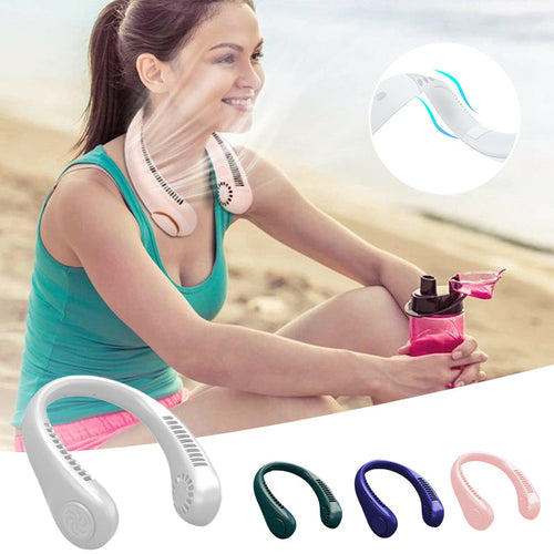 Hands-Free Portable Bladeless Neck Fan | Bowlift