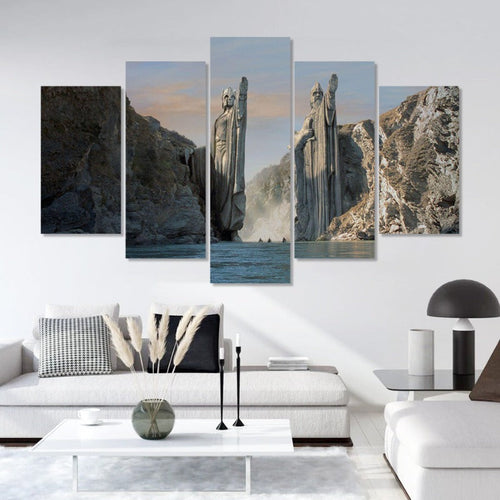 The Pillars Of Kings - Canvas Wall Art Painting | Bowlift