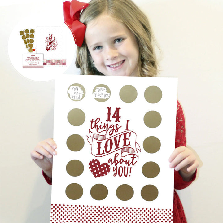 BowLift | Valentine's Scratching Advent "14 Things I Love About You!"