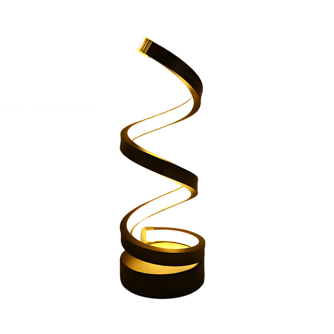 BowLift | LED Table Lamp with Spiral Design