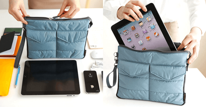 BowLift | Slim Bag-in-Bag - Made of polyester - Portable & small - Multiple zippered pockets - Easily fits in your suitcase