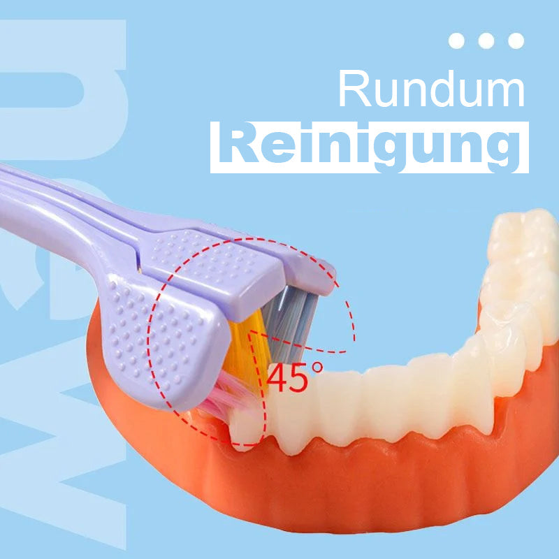 BowLift | Three-sided soft hair toothbrush