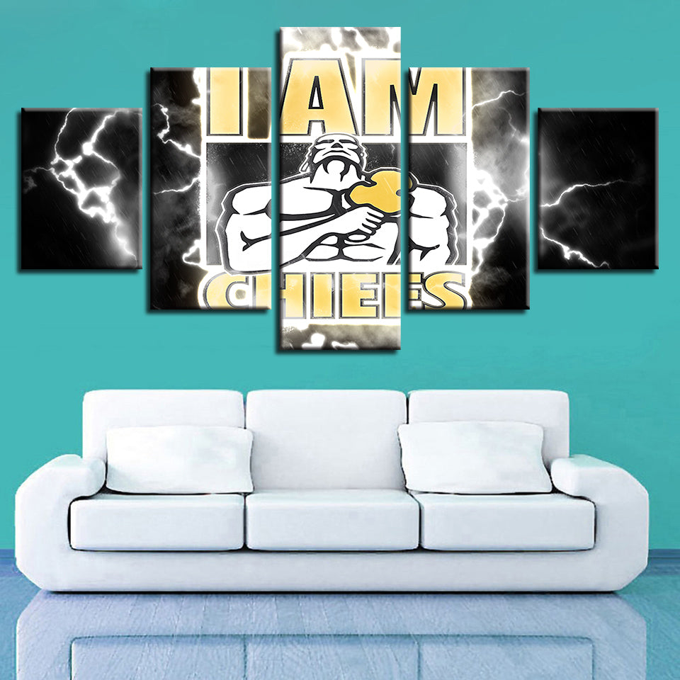 The Bold Chiefs 5 Piece - Canvas Wall Art Painting | Bowlift