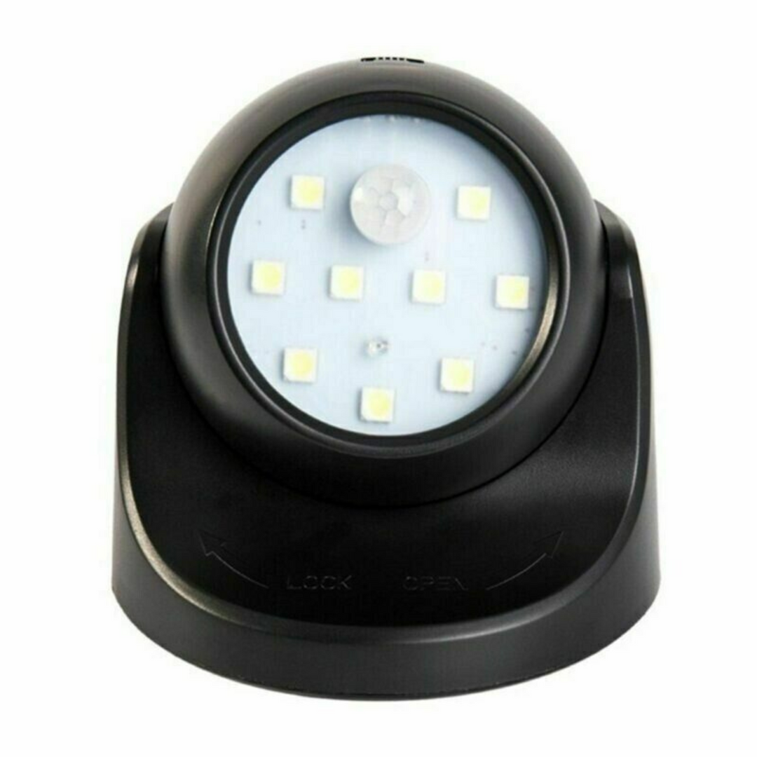BowLift | Wireless Battery Powered External Security Lights – Motion Sensor LED Spotlight for Home, Garden, and Wall Illumination