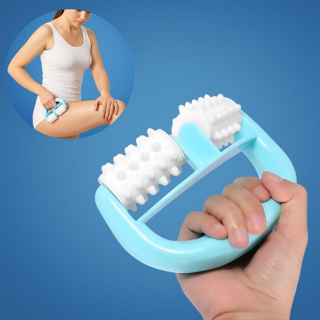 ToneWood | Cellulite Massage Roller – Deep‑Tissue Sculpt – Natural Wood – Home Body Toning Bowlift