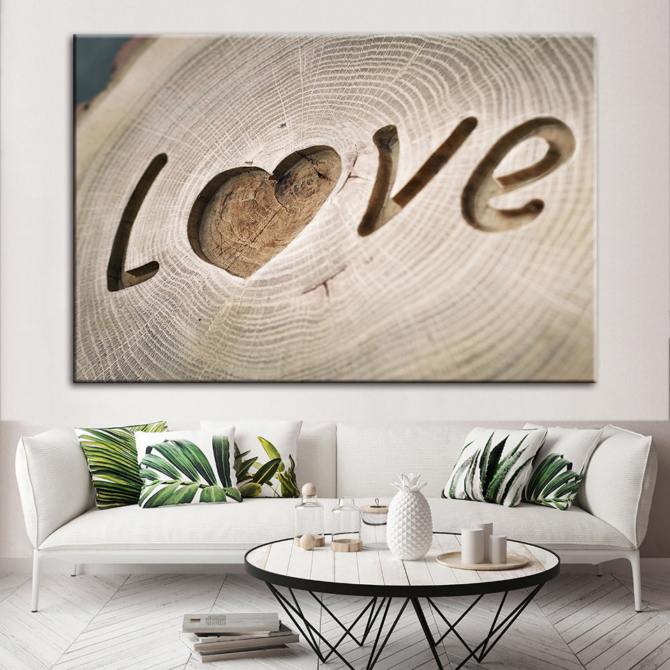 Love Forever - Canvas Wall Art Painting | Bowlift