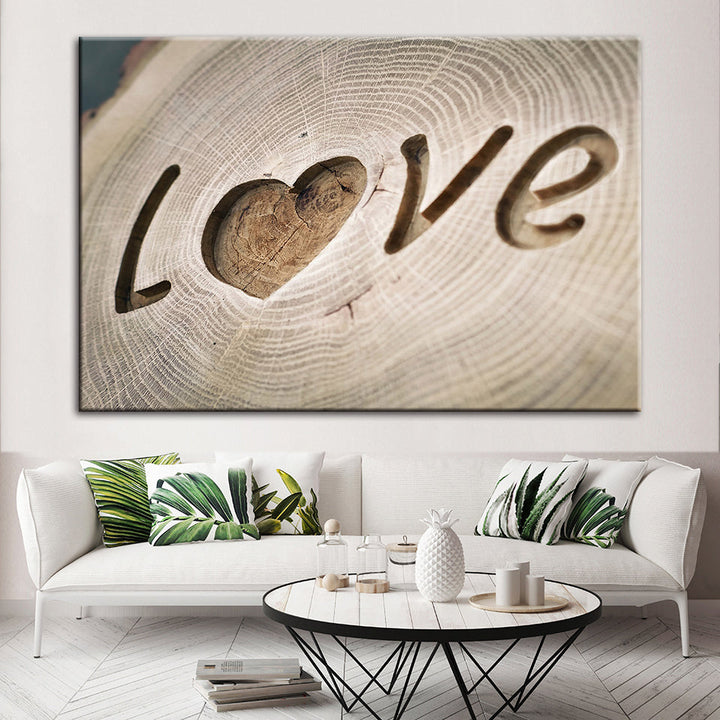 Love Forever - Canvas Wall Art Painting | Bowlift