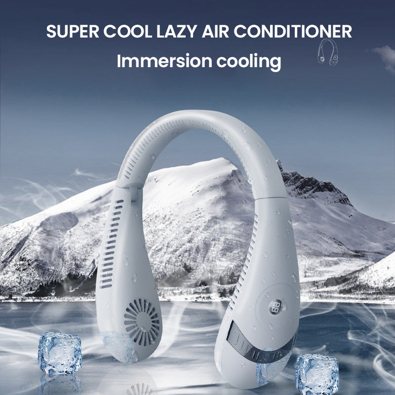 Rechargeable Bladeless Portable Neck Fan | Bowlift