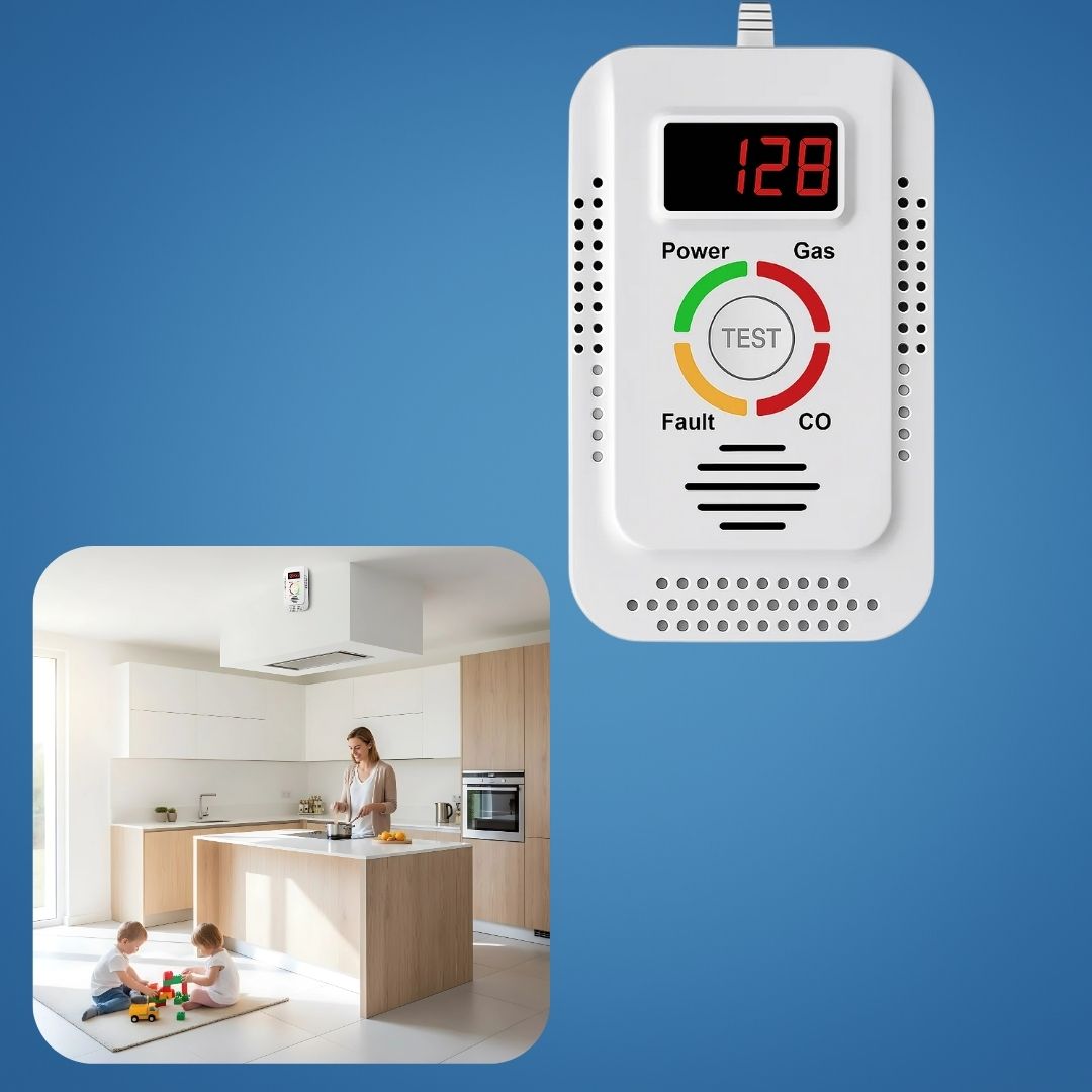 Digital Display – 85dB Loud Alarm – Home Safety Device – Early Warning Protection for Family Bowlift