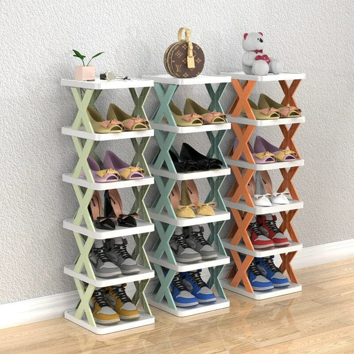 Foldable Multi-Layer Shoe Rack, Shoe Storage Shelf Organizer | Bowlift