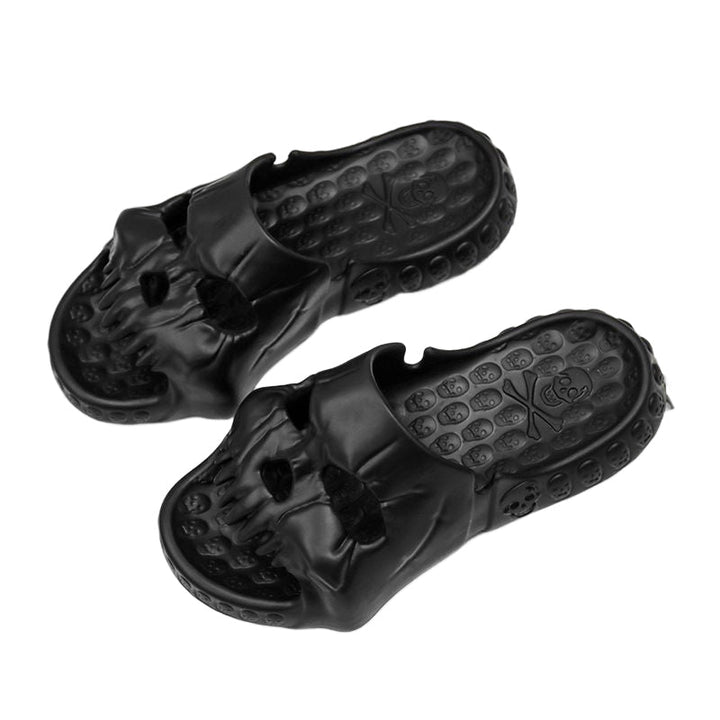 BowLift | Skull Design Single Band Slippers