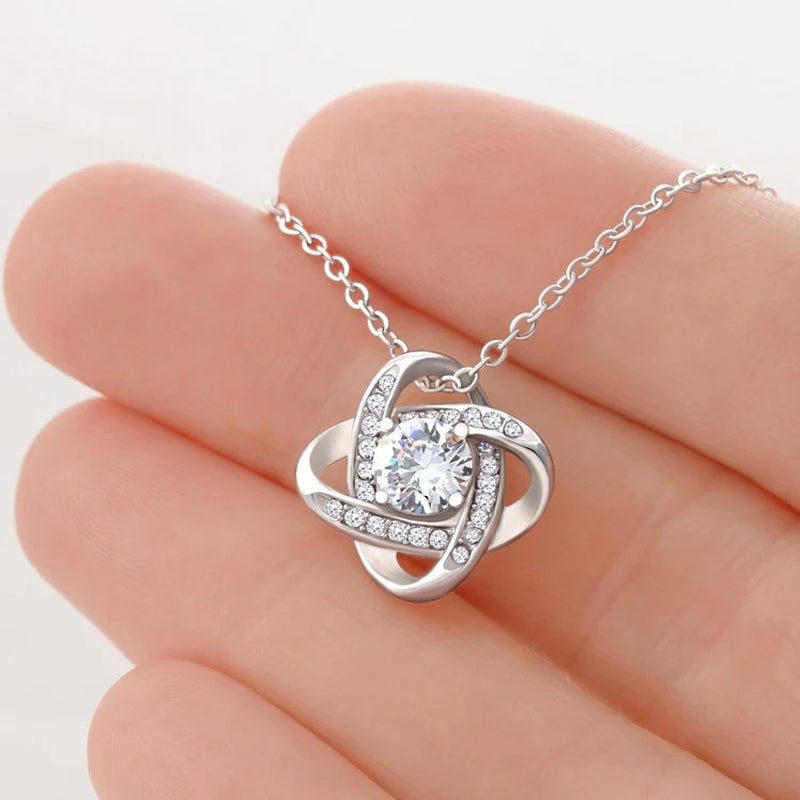 BowLift | To my daughter dear knot necklace