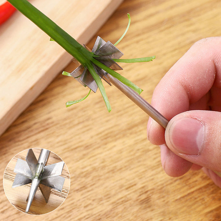 Stainless Steel Plum Blossom Onion Cutter | Bowlift