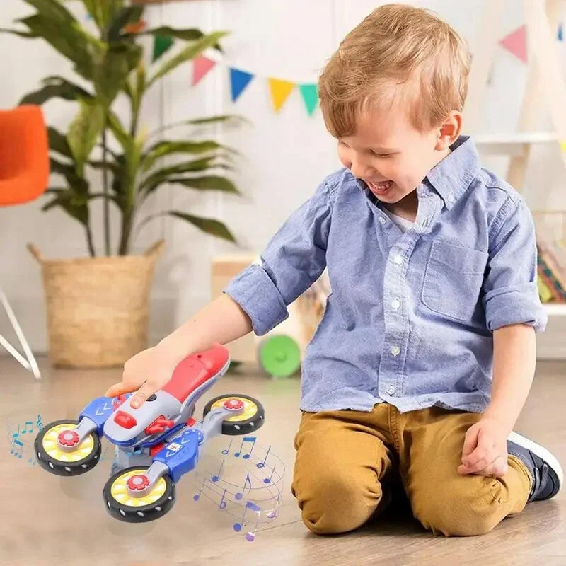 BowLift | Electric Light and Music Deformation Motorcycle