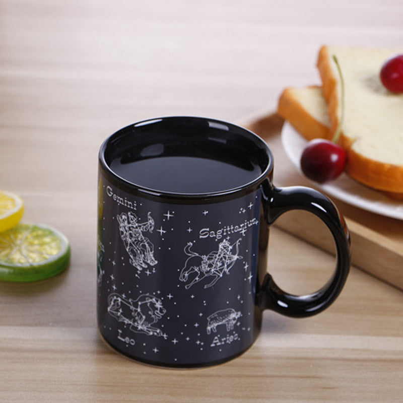 Heat-sensitive temperature-change Starry Mug | Bowlift