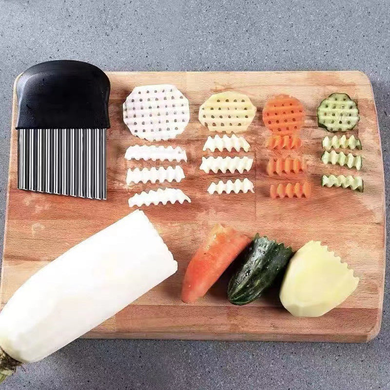 Stainless Steel Potato Wavy Cutter Knife | Bowlift