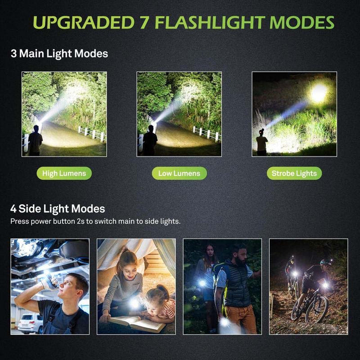 BowLift | Long-range White Laser Ultra-bright Flashlight