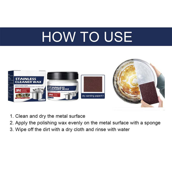 Magical stainless steel cleaning paste | Bowlift