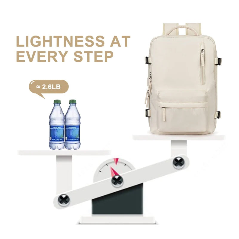 BowLift | Women's large travel waterproof hiking backpack