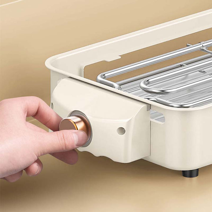 BowLift | Indoor Smokeless Grill, Non-Stick Cooking Removable Plate