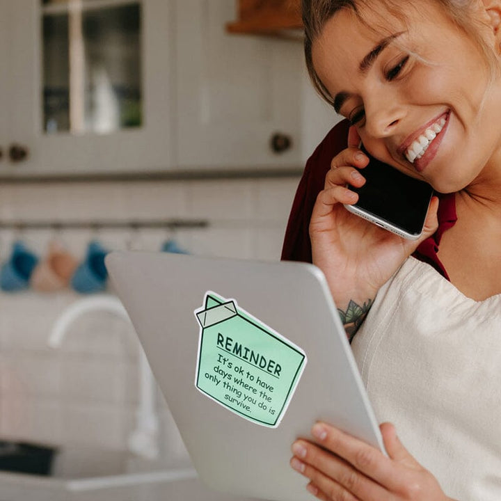 BowLift | Mental Health Sticky Notes Stickers (24 pieces)