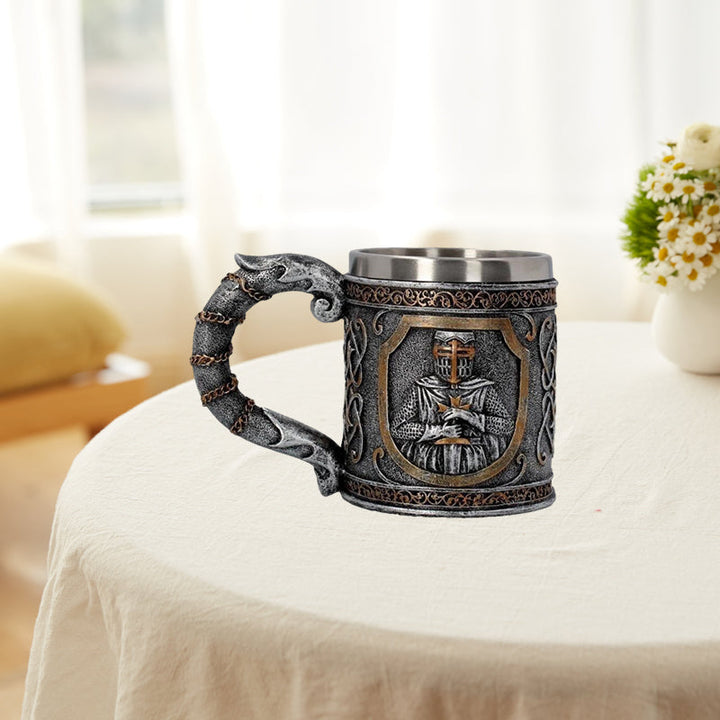 Creative Stainless Steel Medieval Mug Tankard for Beer Coffee | Bowlift