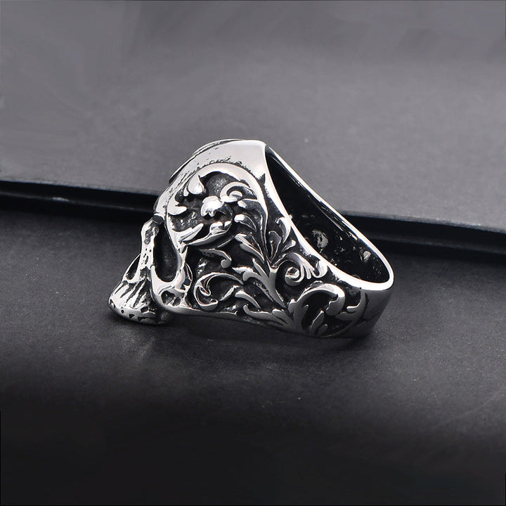 BowLift | Punk Style Titan Skull Ring