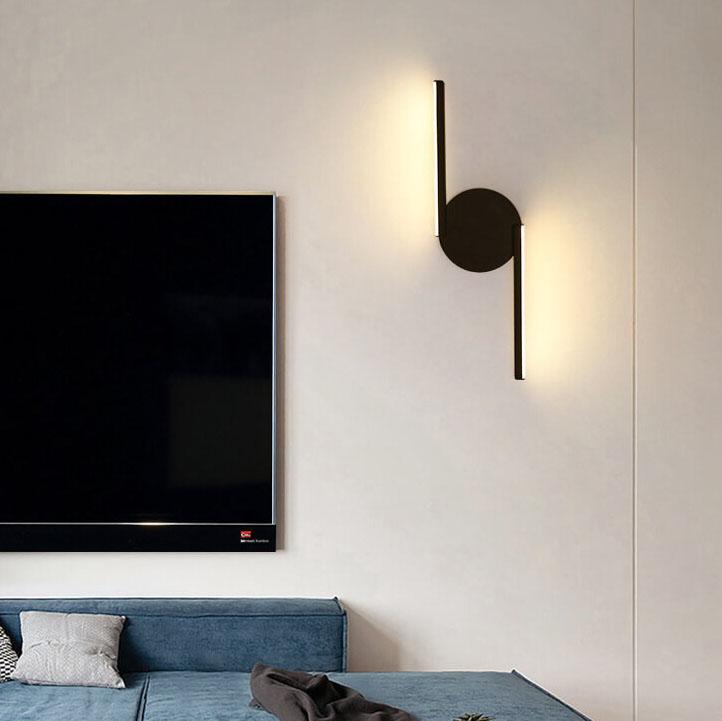 BowLift | Curved Wall Lamp in Aluminum in Modern Style