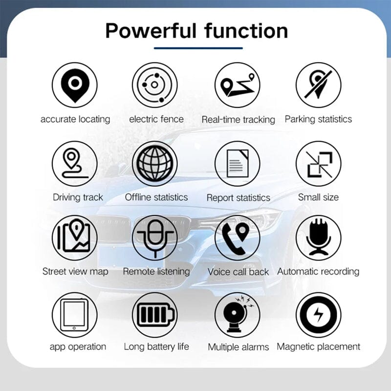 BowLift | GPS Tracker Strong Magnetic Car Vehicle Tracking