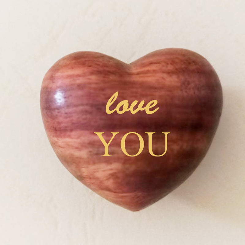 BowLift | Small Pocket Hug Wooden Heart Token