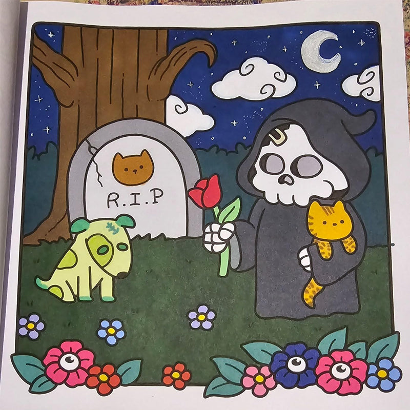 BowLift | Spooky Cutie: Coloring Book for Adults and Teens