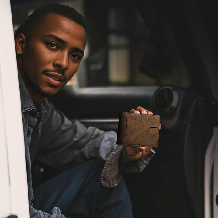 BowLift | Genuine Leather Theft Protection Card Holder