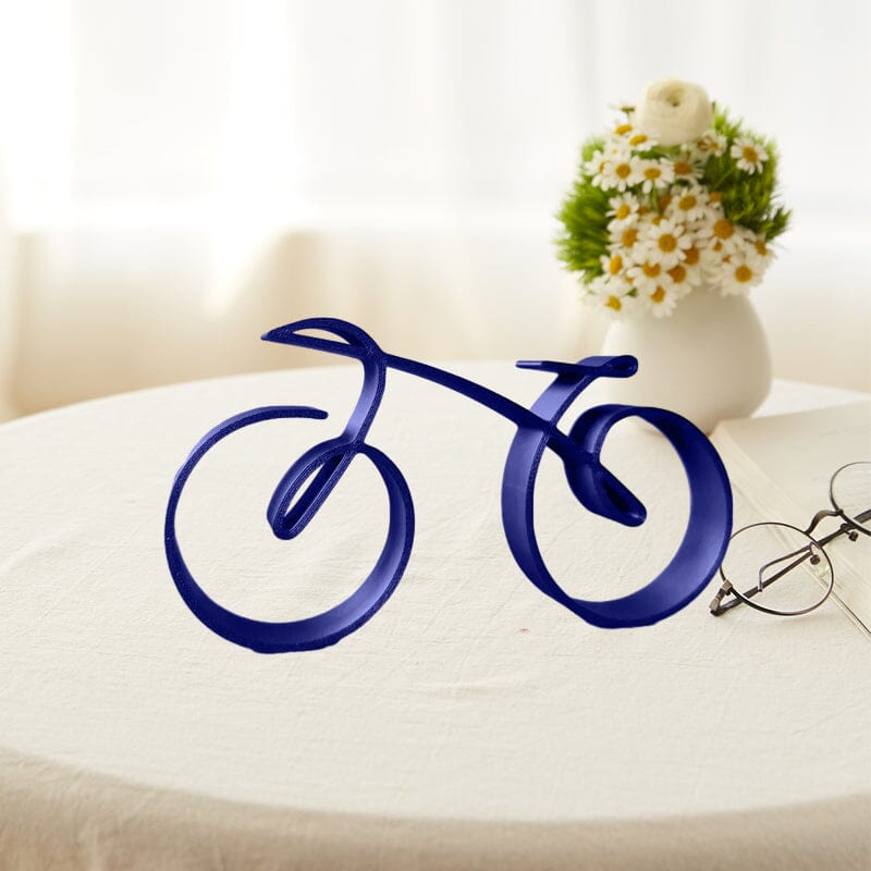 BowLift | Minimalistic Bicycle Sculpture Wire Mesh Style