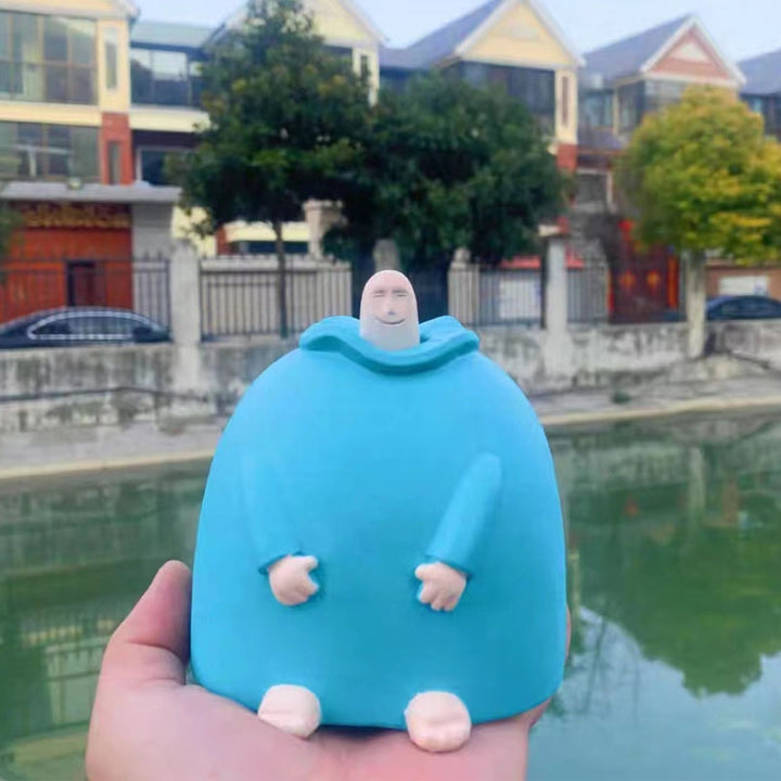 BowLift | Small Blue Middle Finger Ornament