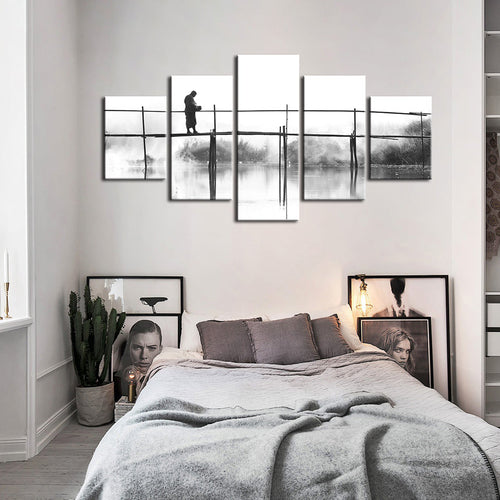 Bridge Walking 5 Piece - Canvas Wall Art Painting | Bowlift
