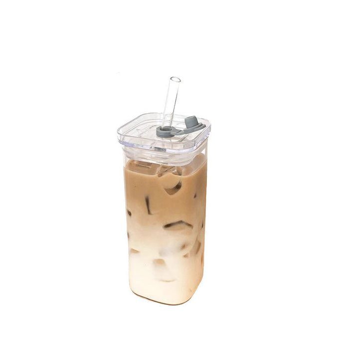 BowLift | Square Drinking Cup with Lid & Straw