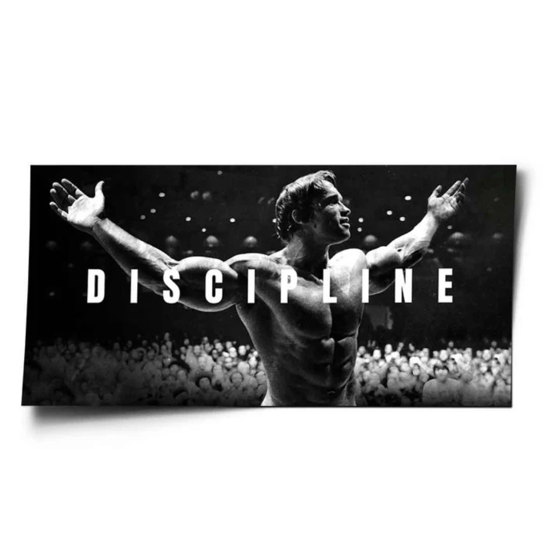 Motivational Wall Art Featuring Discipline Theme | Bowlift