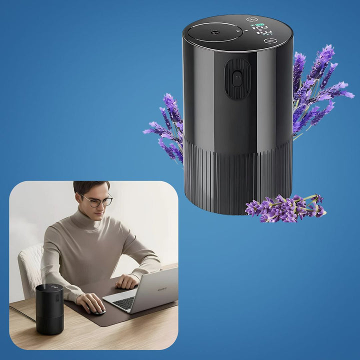 Rechargeable Quiet Mist – 10 ml Silent Timer – Relaxing Aromatherapy for Sleep Stress Relief Office Travel Bowlift