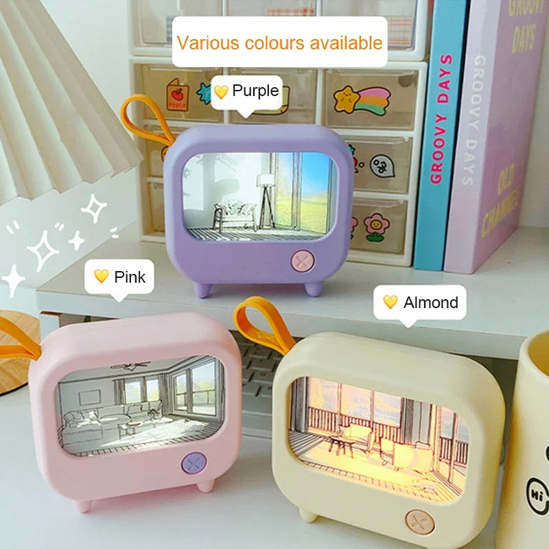 BowLift | Mini TV Painting LED Night Light