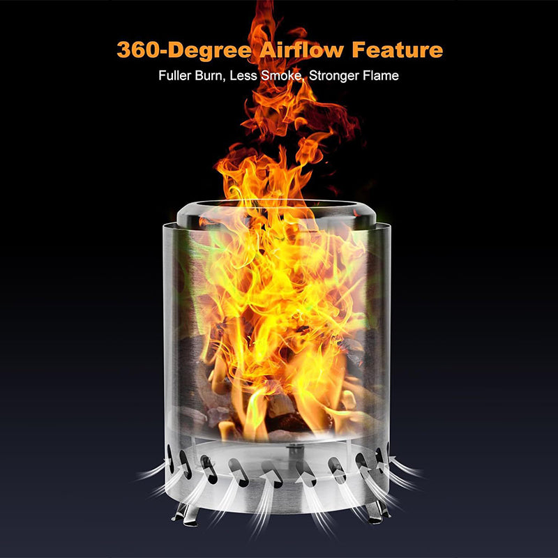 BowLift | Klyzor Portable Smokeless Tabletop Firepit