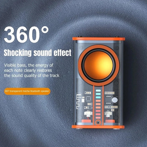 BowLift | Transparent Mecha Wireless Bluetooth Speaker