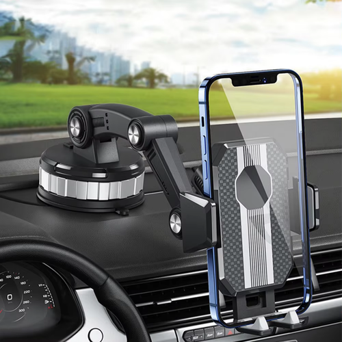 BowLift | Auto GripTech Handy Holder with Strong Suction Cup and 360° Rotation